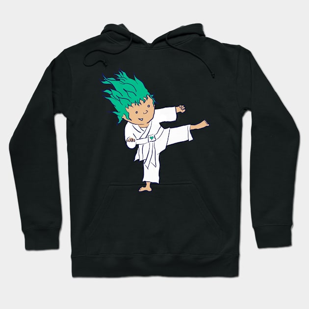 Karate Child Hoodie by createnik